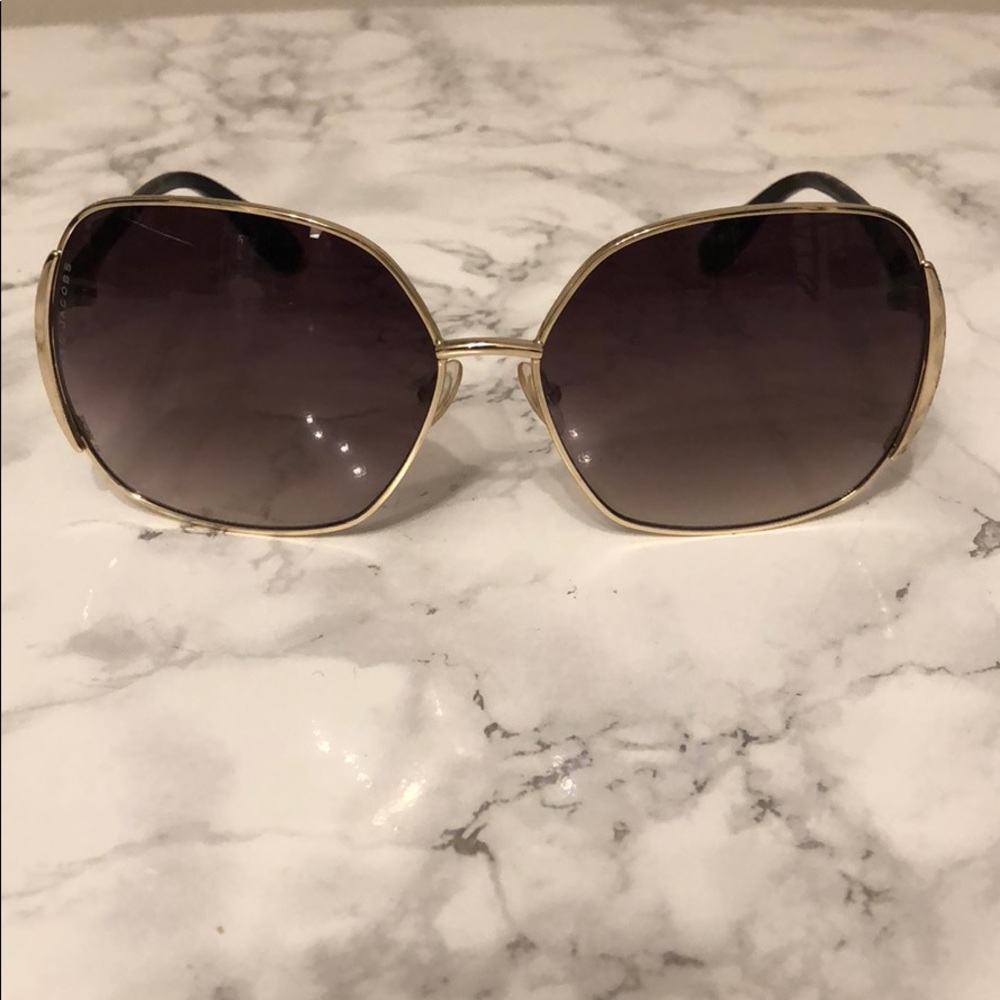 Marc by Marc Jacobs Gold Rim Sunglasses - Picture 2 of 4